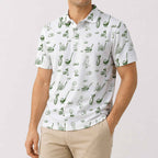 The Fairway Doodle Polo Shirt - Golf Gift for Golfers, front