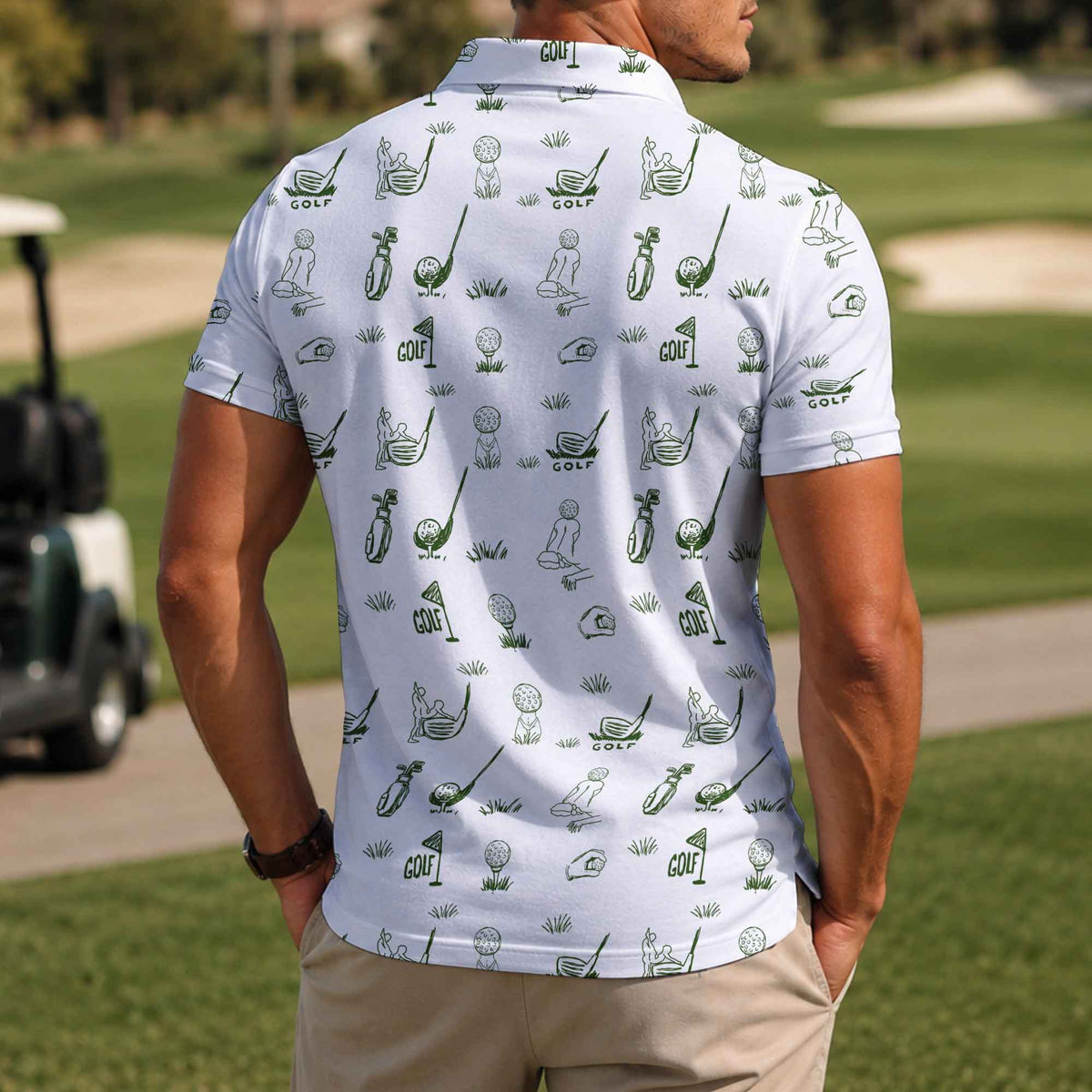 The Fairway Doodle Polo Shirt - Golf Gift for Golfers