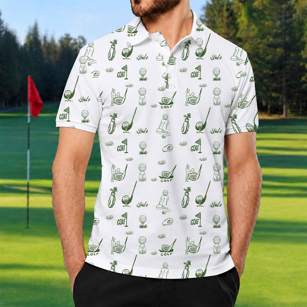 The Fairway Doodle Polo Shirt - Golf Gift for Golfers