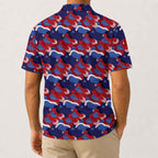 American Flag Boobs Golf Polo Shirt - Golf Gift for Golfers