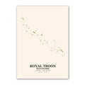 Royal Troon Old Course Golf Course Map Print Poster | Scotland Golf Wall Art Decor