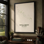Royal Troon Old Course Golf Course Map Print Poster | Scotland Golf Wall Art Decor