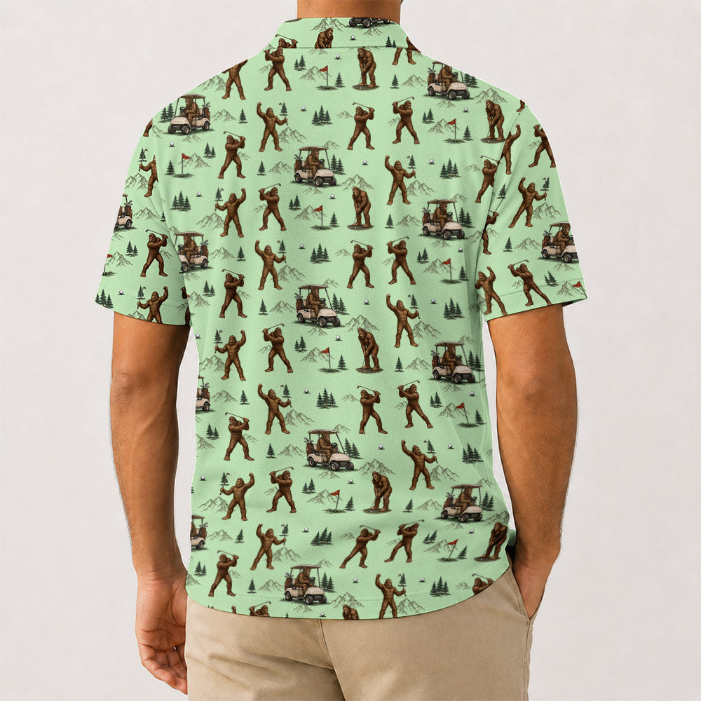 Bigfoot Golf Polo Shirt - Golf Gift for Golfers
