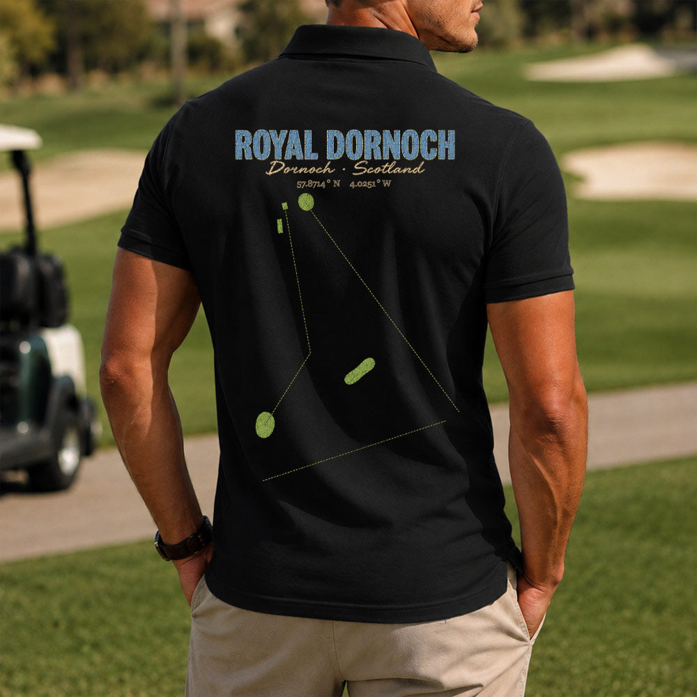 Royal Dornoch Golf Polo Shirt - Golf Gift for Golfers