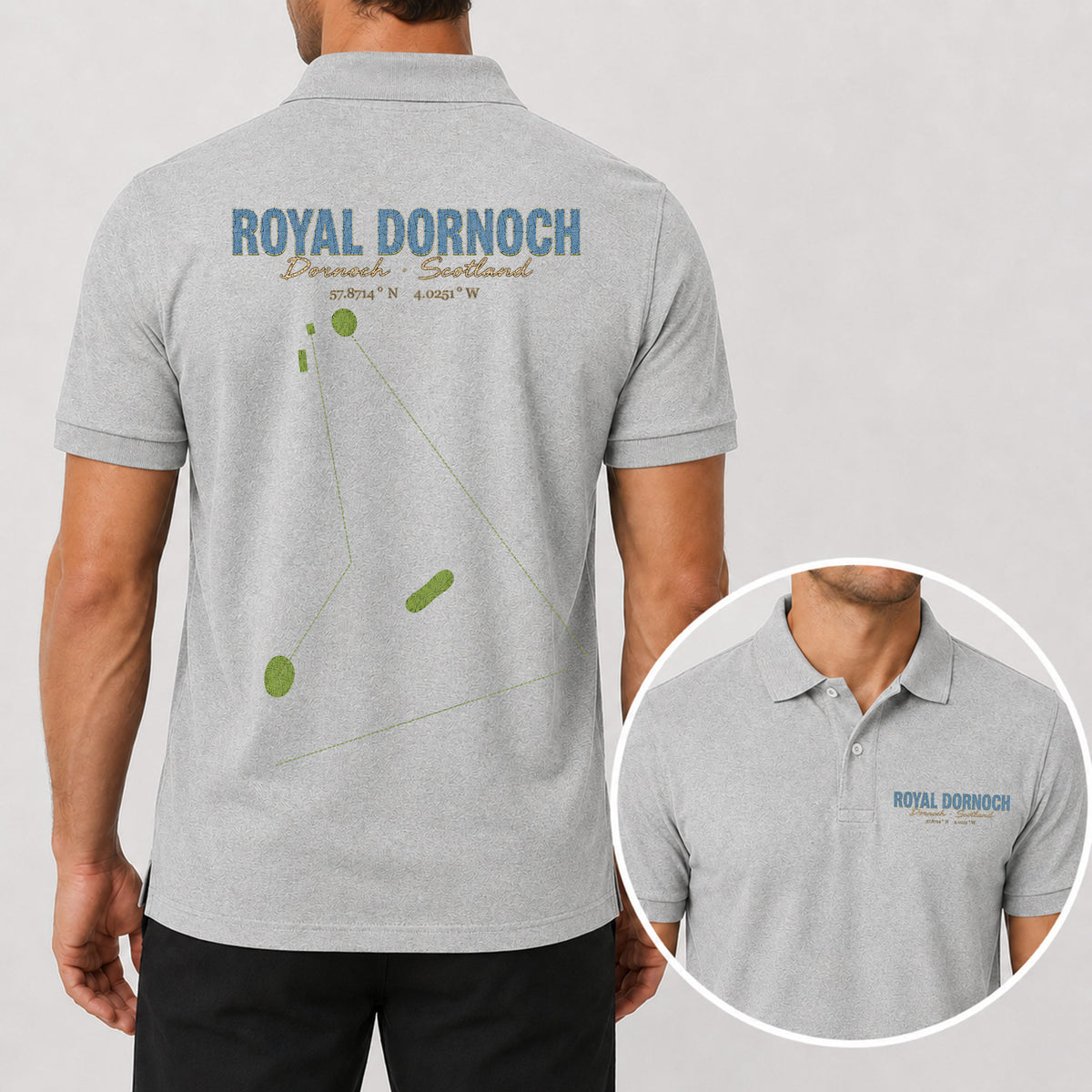 Royal Dornoch Golf Polo Shirt - Golf Gift for Golfers
