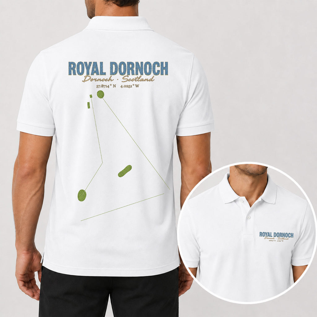 Royal Dornoch Golf Polo Shirt - Golf Gift for Golfers