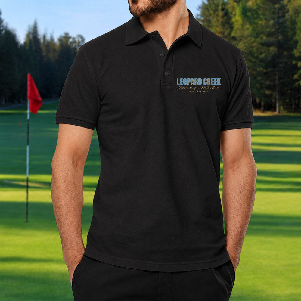 Leopard Creek Golf Polo Shirt - Golf Gift for Golfers