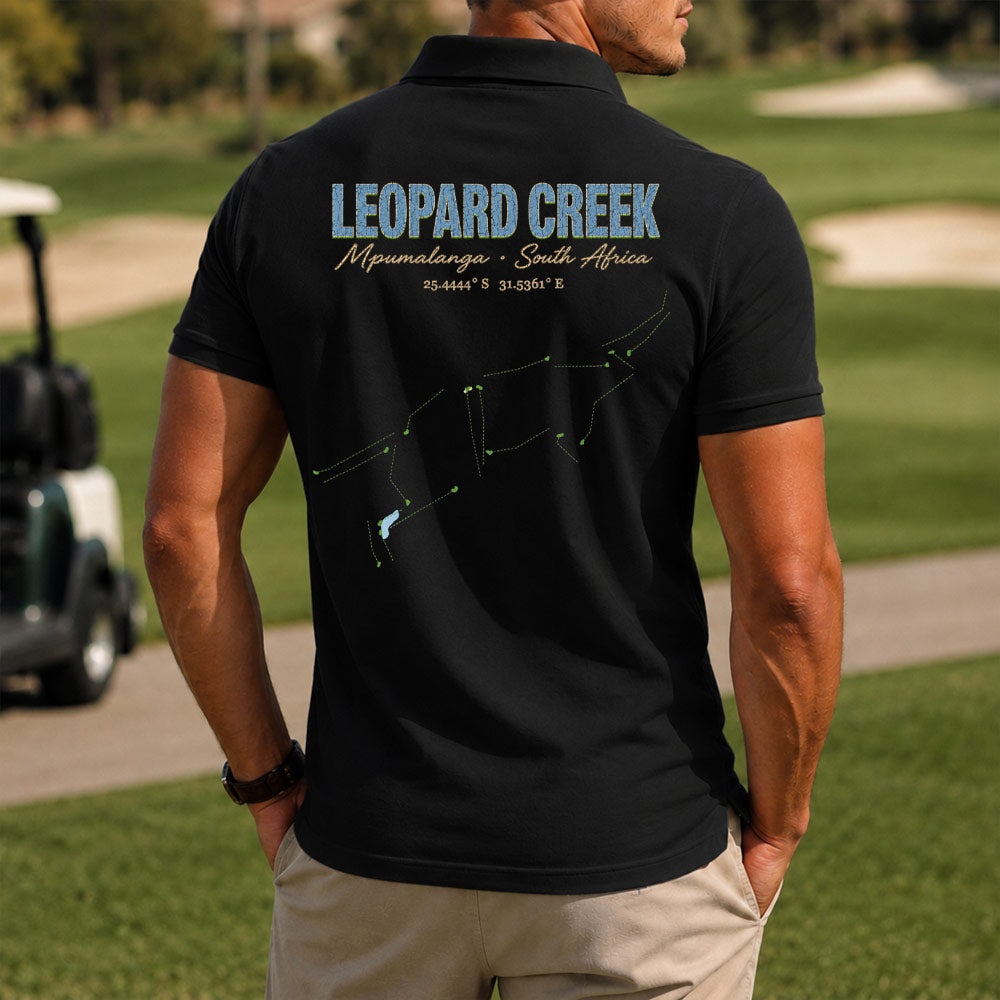 Leopard Creek Golf Polo Shirt - Golf Gift for Golfers