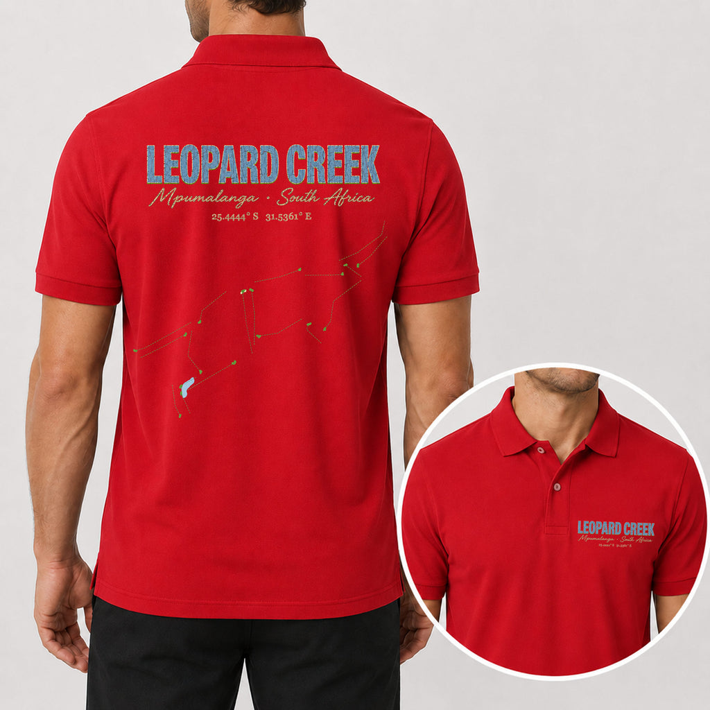 Leopard Creek Golf Polo Shirt - Golf Gift for Golfers