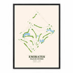 Emirates Majlis Course map in Dubai, UAE