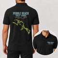 Pebble Beach Golf Links Polo Shirt - Golf Gift for Golfers, black