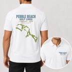 Pebble Beach Golf Links Polo Shirt - Golf Gift for Golfers