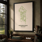 Winged Foot Golf Course Map Print Poster | New York USA Golf Wall Art