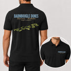 Barnbougle Dunes Golf Polo Shirt - Golf Gift for Golfers, black