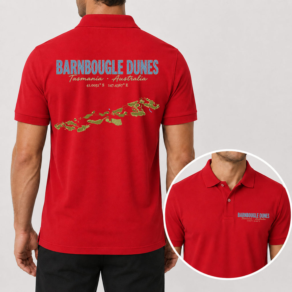 Barnbougle Dunes Golf Polo Shirt - Golf Gift for Golfers