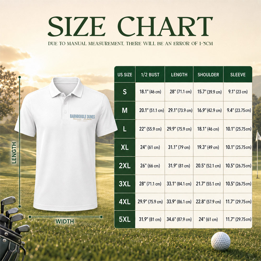 Barnbougle Dunes Golf Polo Shirt - Golf Gift for Golfers