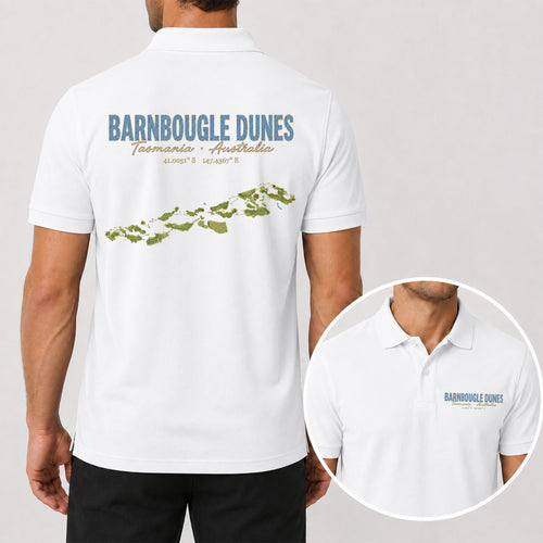 Barnbougle Dunes Golf Polo Shirt - Golf Gift for Golfers