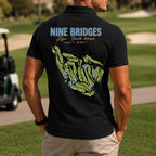 Nine Bridges Golf Polo Shirt - Golf Gift for Golfers