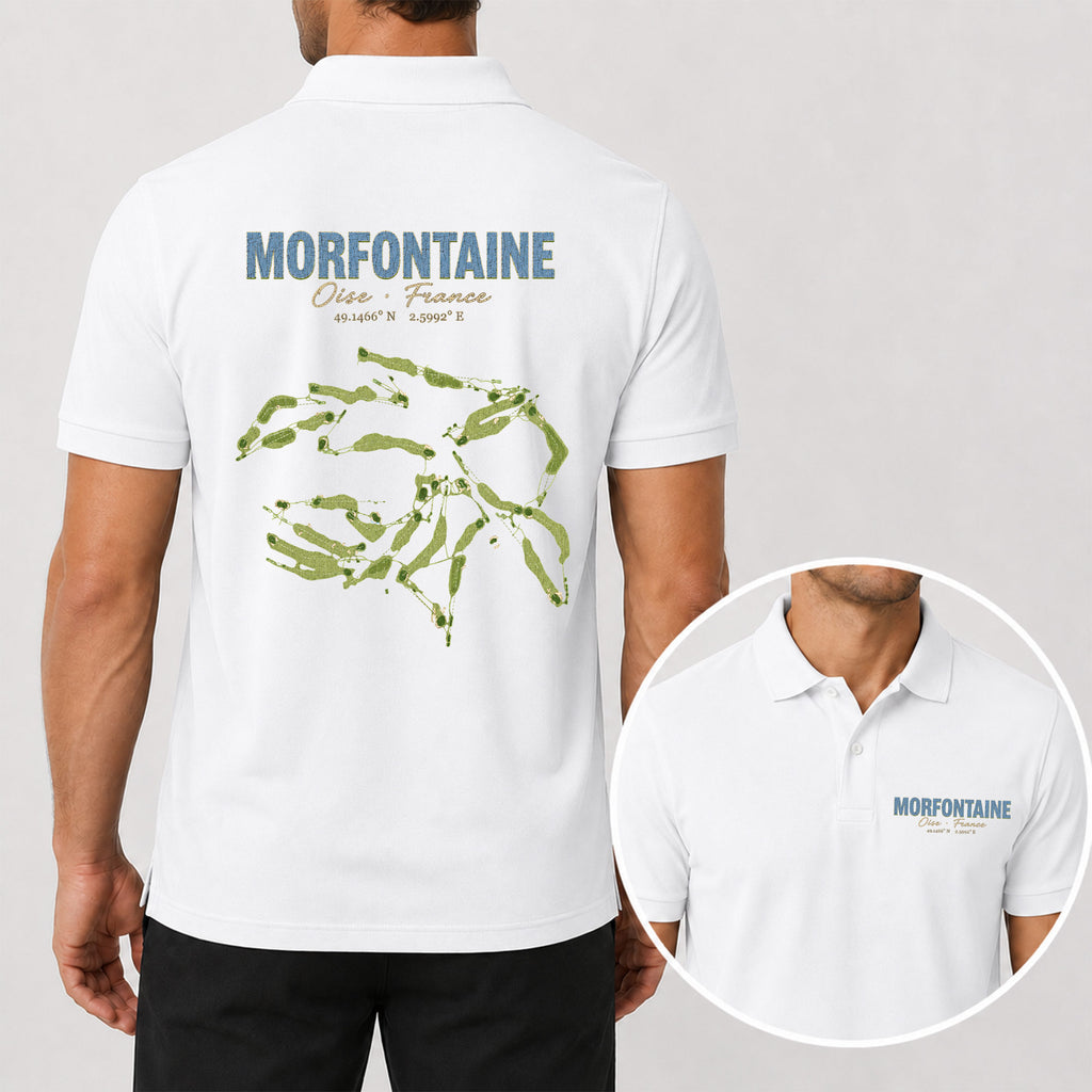 Morfontaine Golf Polo Shirt - Golf Gift for Golfers