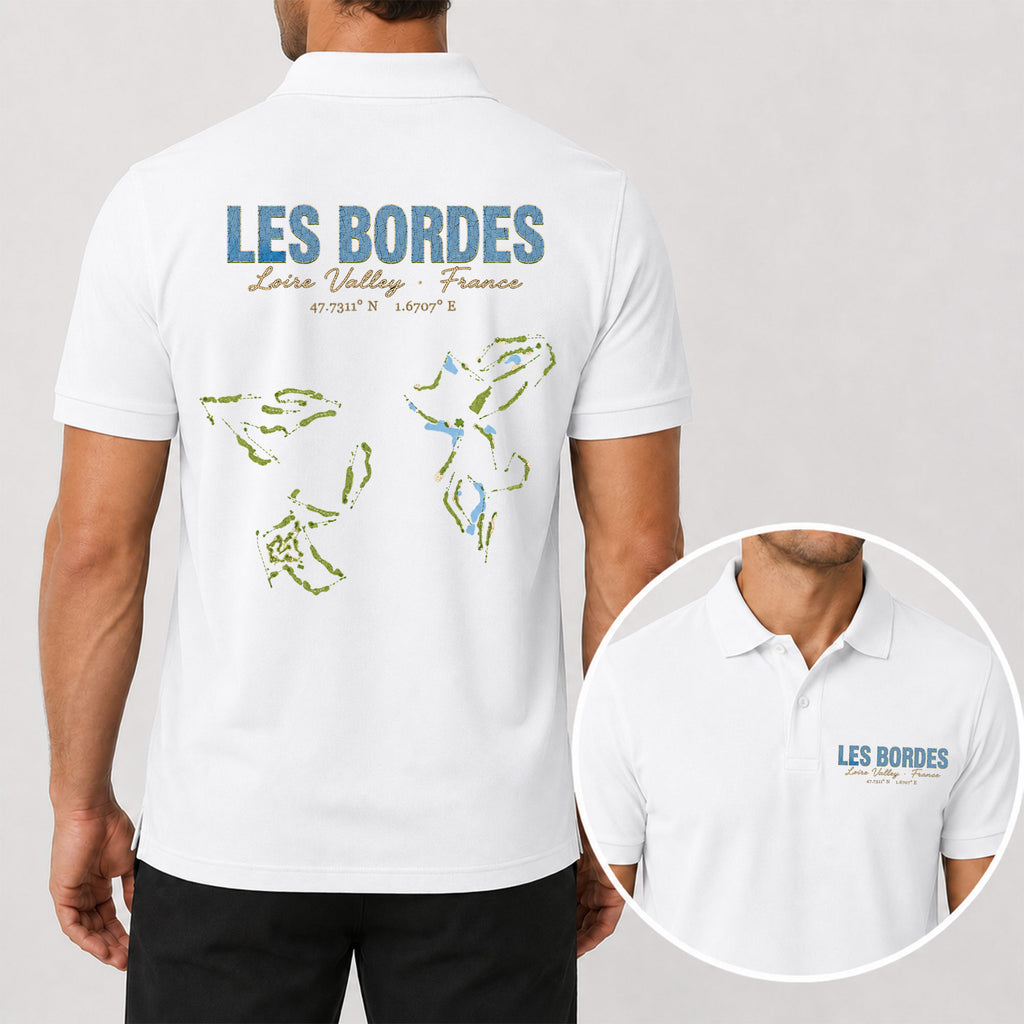 Les Bordes Golf Polo Shirt - Golf Gift for Golfers