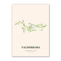 Valderrama Golf Course Map Print Poster | Spain Golf Wall Art Decor