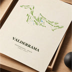 Valderrama Golf Course Map Print Poster | Spain Golf Wall Art Decor