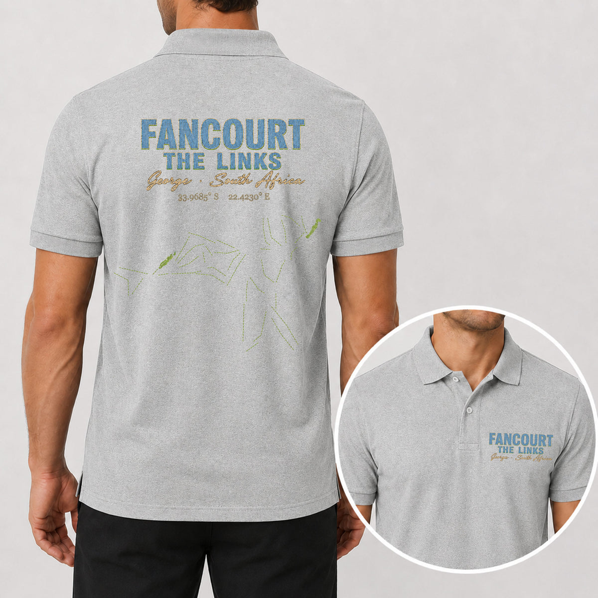 Fancourt The Links Golf Polo Shirt - Golf Gift for Golfers
