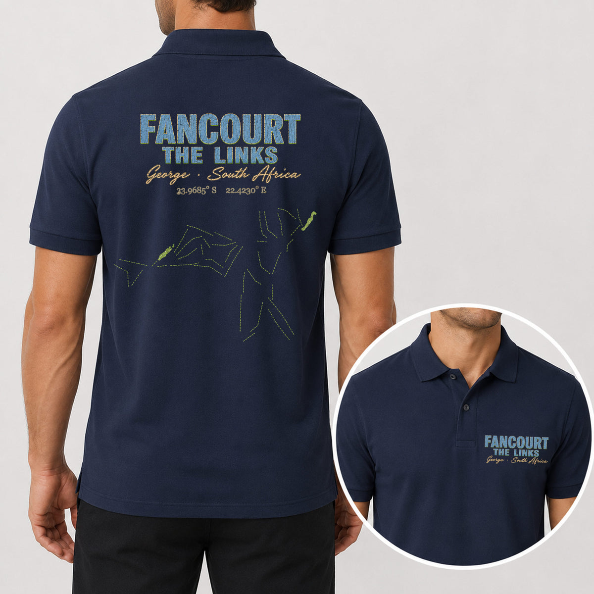 Fancourt The Links Golf Polo Shirt - Golf Gift for Golfers