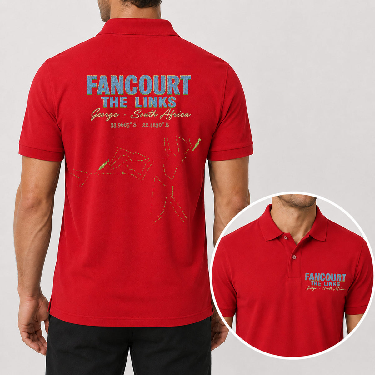 Fancourt The Links Golf Polo Shirt - Golf Gift for Golfers
