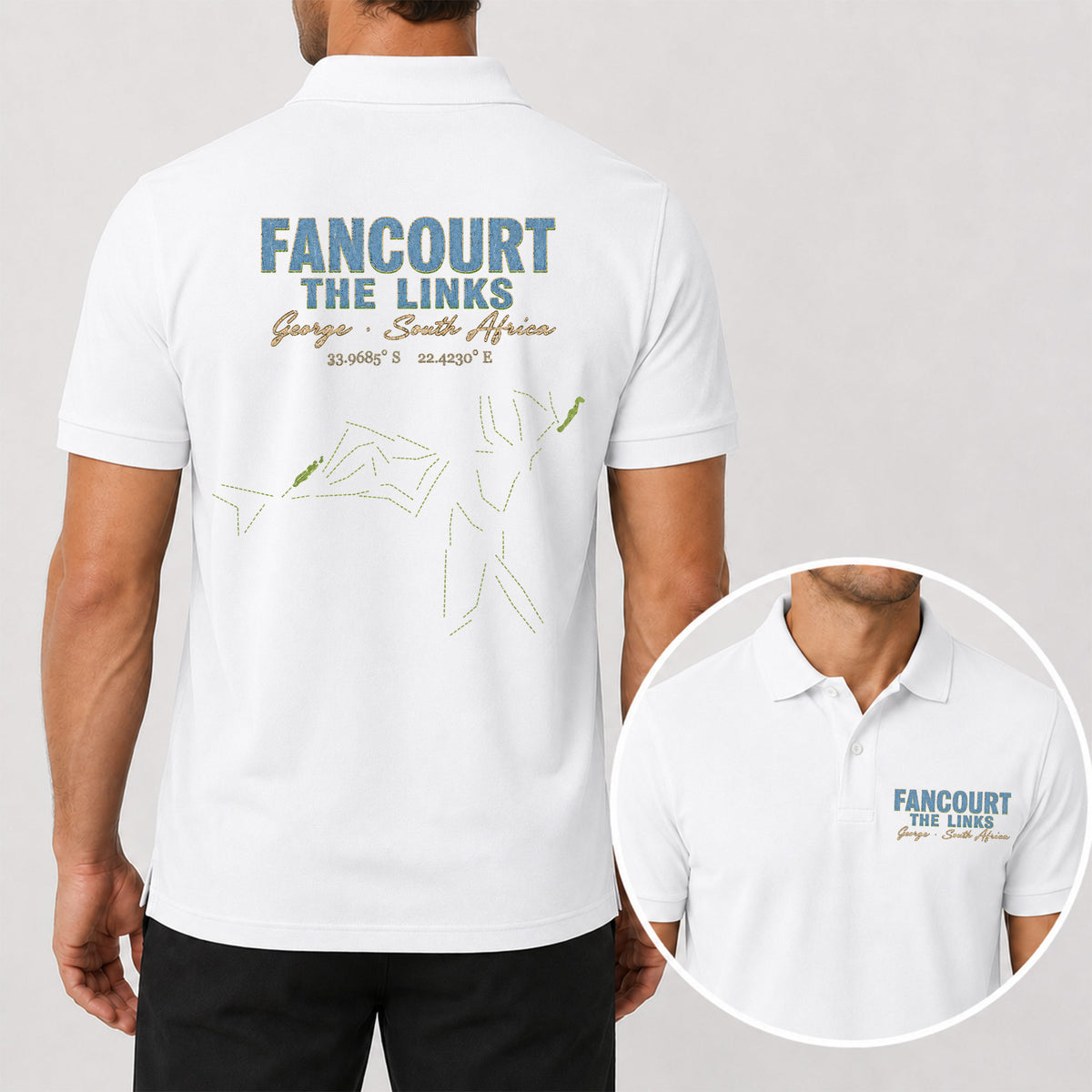 Fancourt The Links Golf Polo Shirt - Golf Gift for Golfers