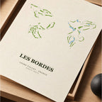 Les Bordes Golf Course Map Print Poster | France Golf Wall Art Decor