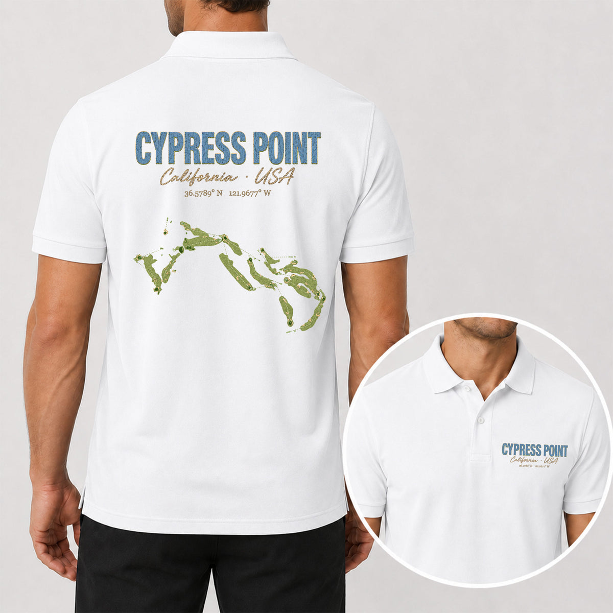 Cypress Point Club Golf Polo Shirt - Golf Gift for Golfers