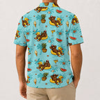 Bigfoot Pool Party Golf Polo Shirt - Golf Gift for Golfers