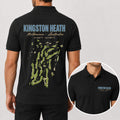 Kingston Heath Golf Polo Shirt - Golf Gift for Golfers, black
