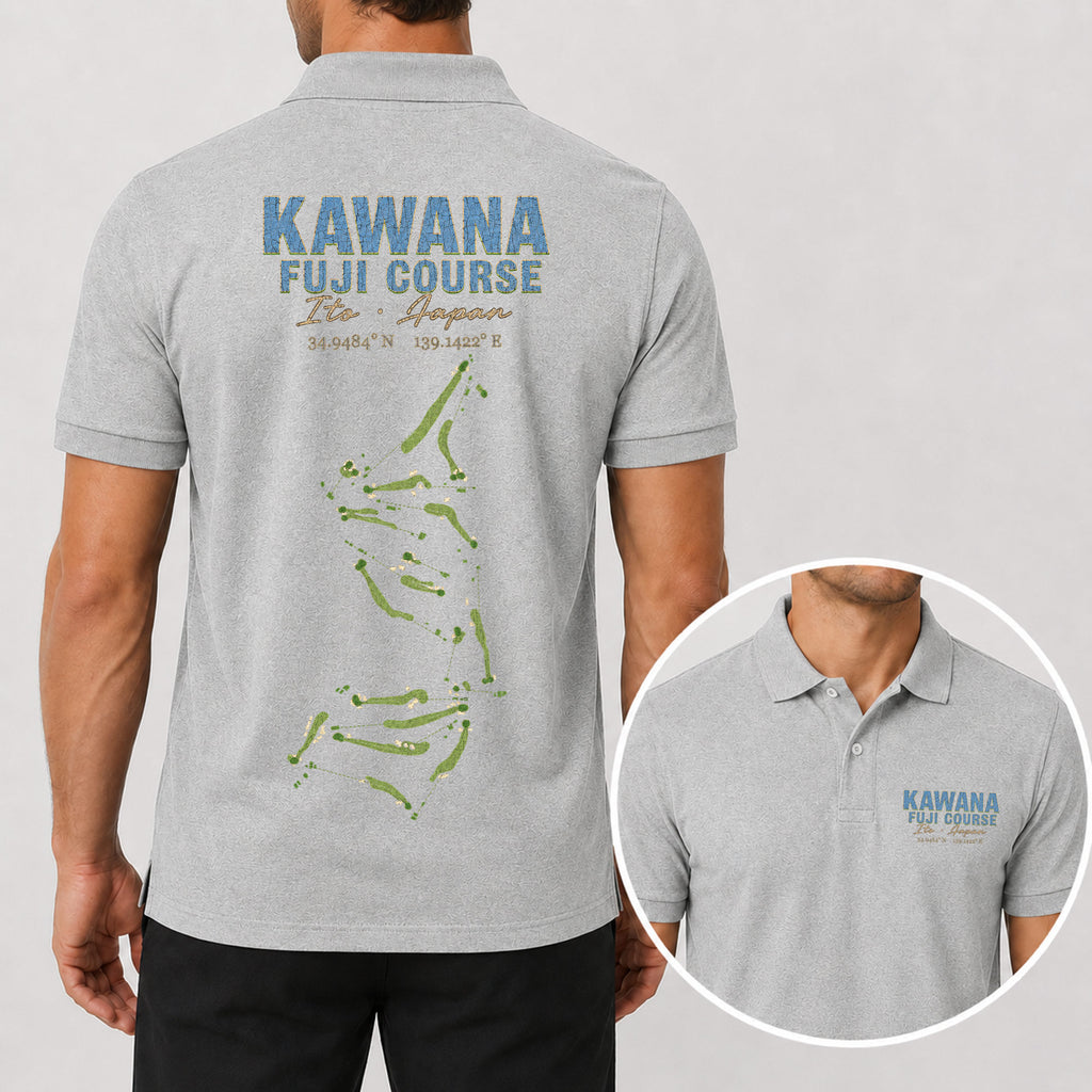 Kawana Fuji Course Golf Polo Shirt - Golf Gift for Golfers