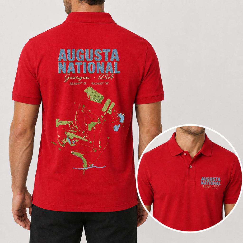 Augusta National Golf Polo Shirt - Golf Gift for Golfers