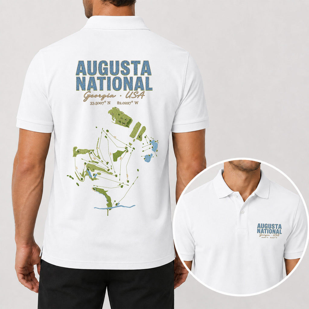 Augusta National Golf Polo Shirt - Golf Gift for Golfers