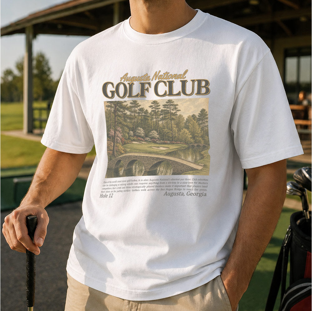 Vintage Augusta National Golf Club Unisex T-Shirt - Retro Golf Course Graphic Tee