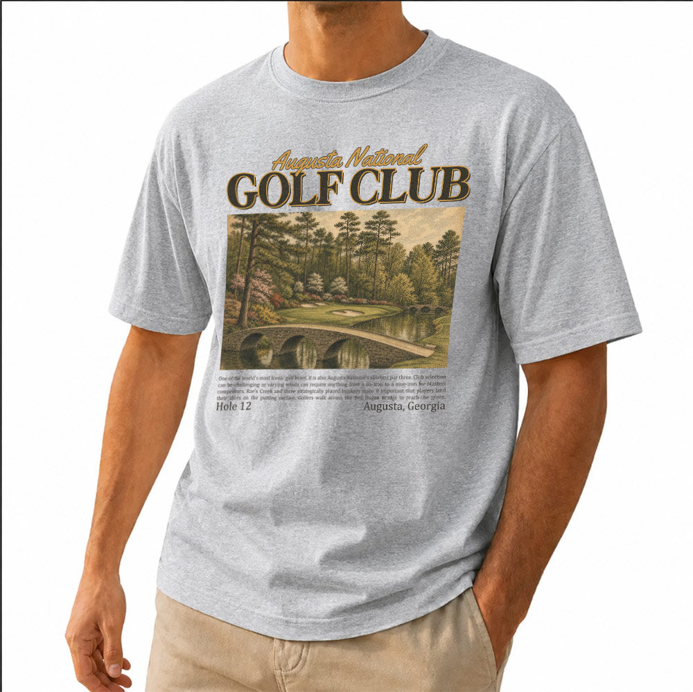 Vintage Augusta National Golf Club Unisex T-Shirt - Retro Golf Course Graphic Tee