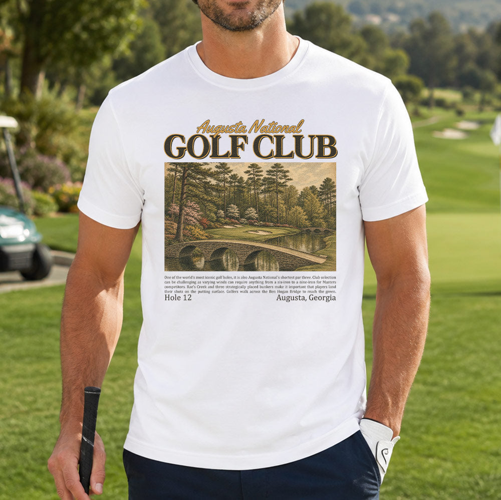 Vintage Augusta National Golf Club Unisex T-Shirt - Retro Golf Course Graphic Tee