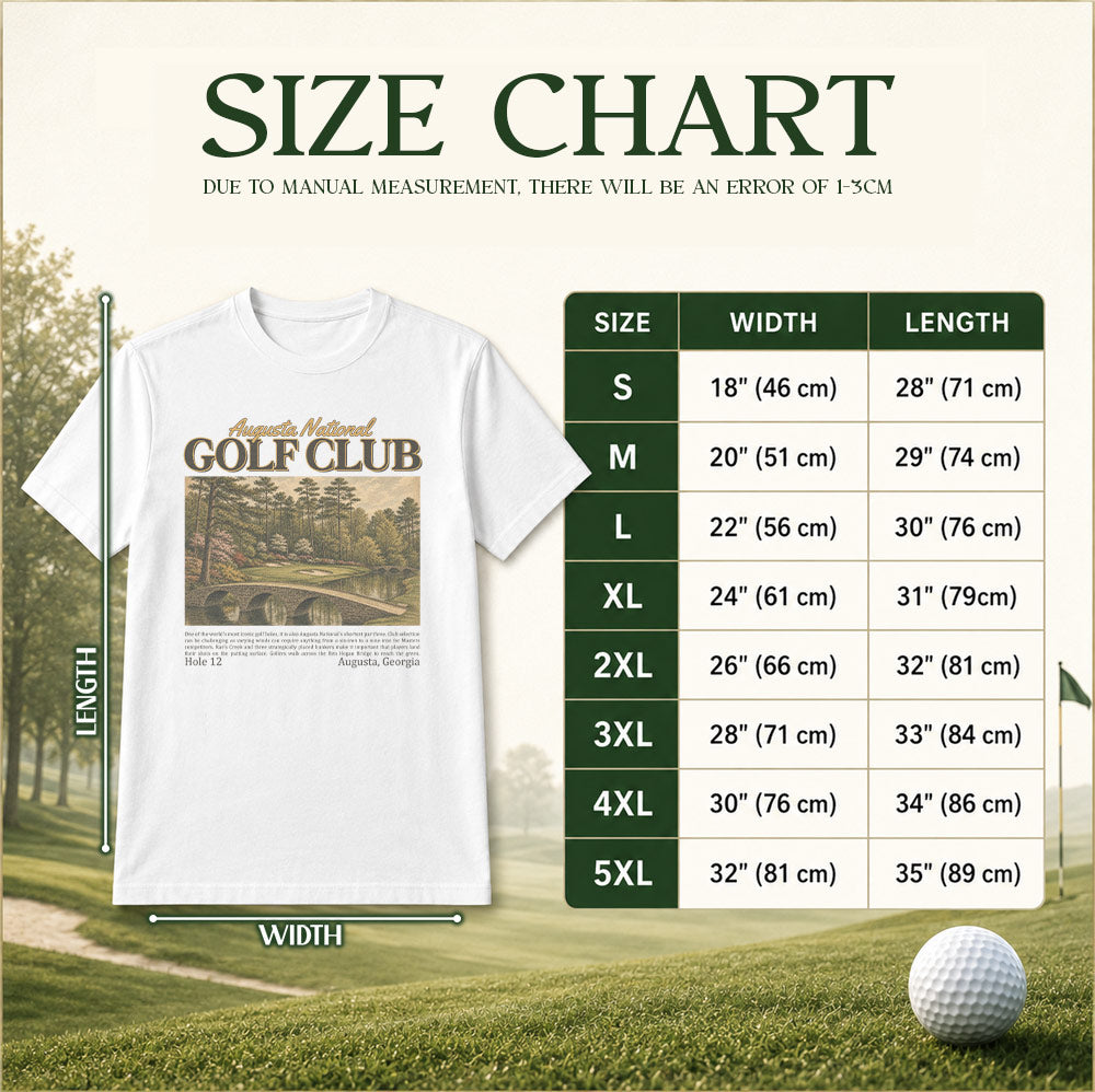 Vintage Augusta National Golf Club Unisex T-Shirt - Retro Golf Course Graphic Tee