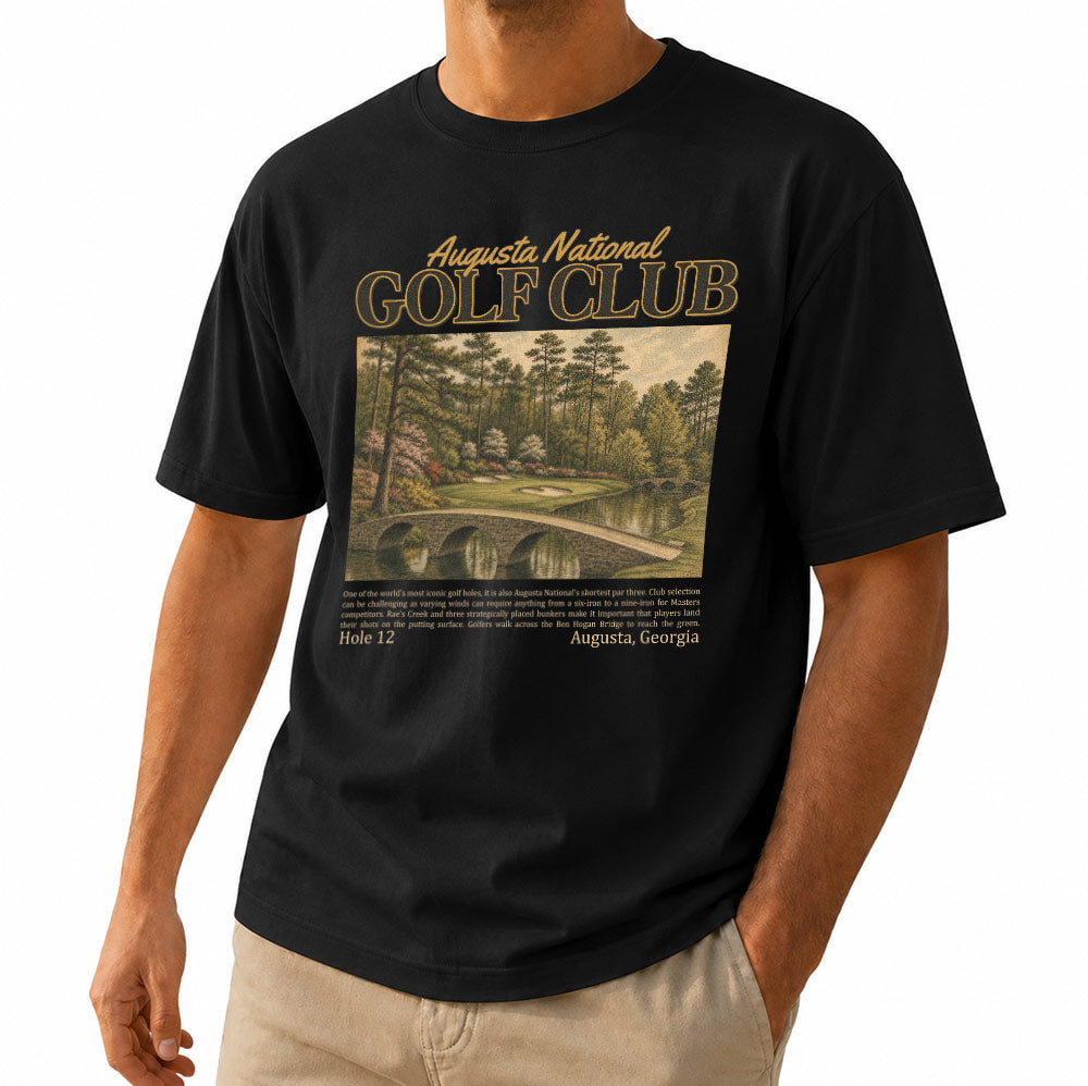 Vintage Augusta National Golf Club Unisex T-Shirt - Retro Golf Course Graphic Tee