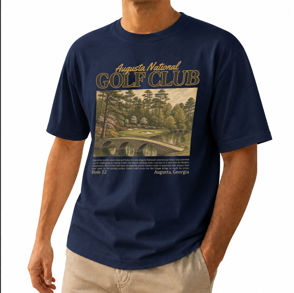 Vintage Augusta National Golf Club Unisex T-Shirt - Retro Golf Course Graphic Tee