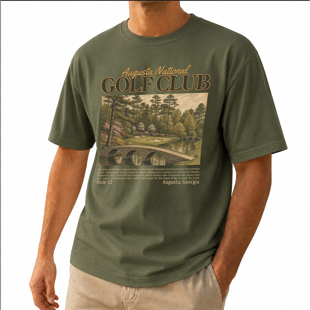 Vintage Augusta National Golf Club Unisex T-Shirt - Retro Golf Course Graphic Tee