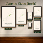 Desert Mountain - Renegade Golf Course Map Print Poster | Arizona USA Golf Wall Art