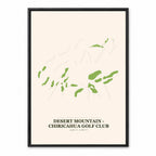 Desert Mountain - Chiricahua course map in Arizona USA