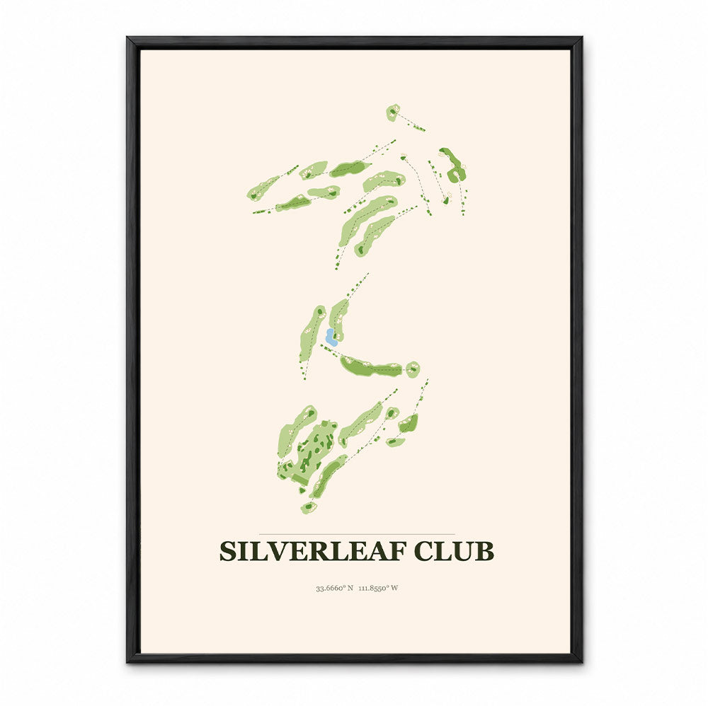 Silverleaf Club course map in Arizona USA
