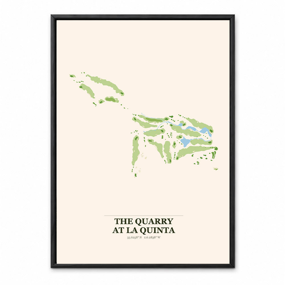The Quarry at La Quinta course map in California USA