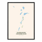 Gleneagles Country Club course map in Texas USA