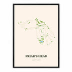 Friar's Head course map in New York USA